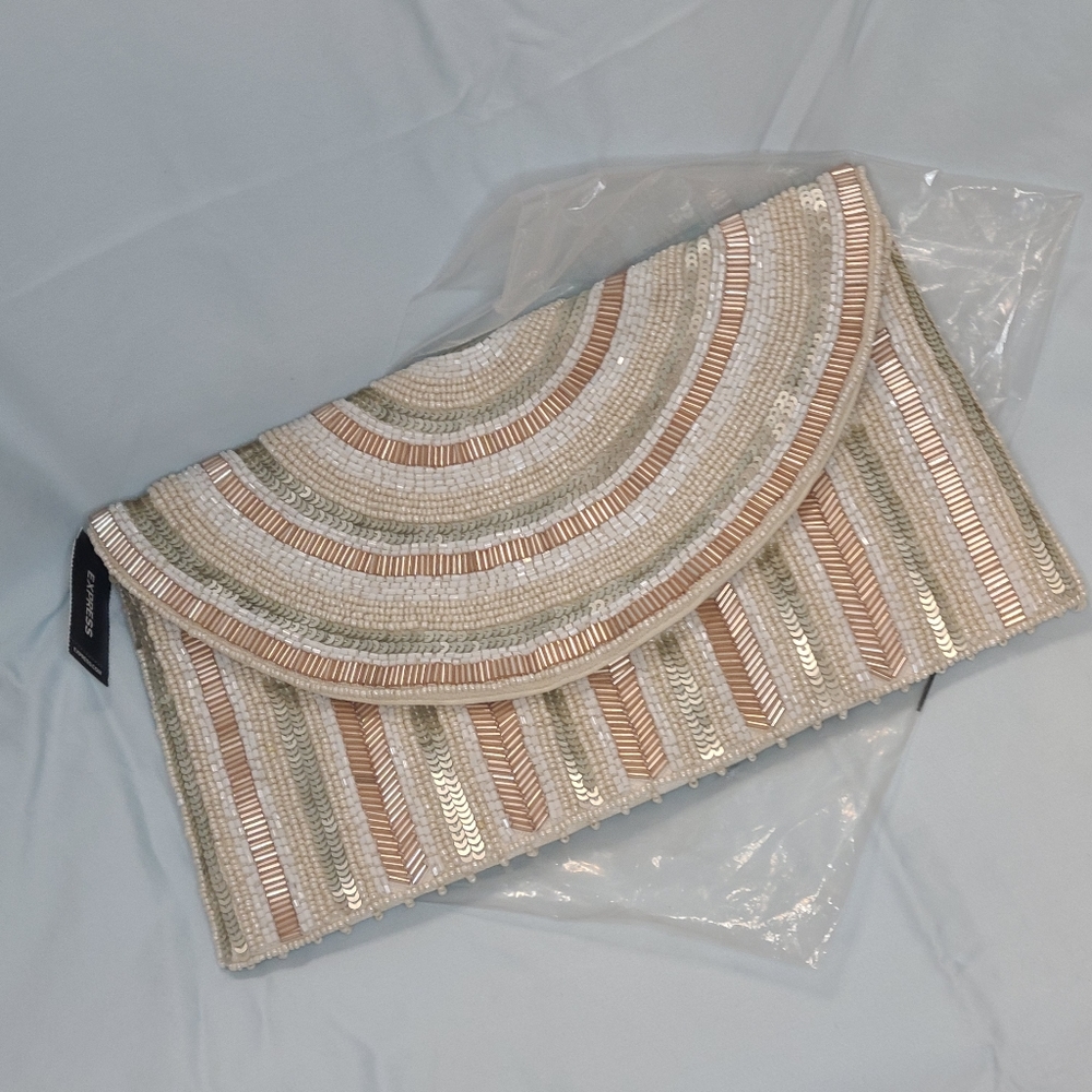 Express Sequin Clutch